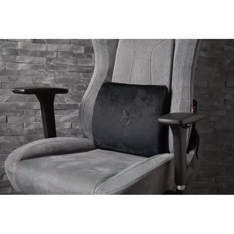 Lendensteun Arozzi AZ-LUMBAR-BV zwart velours