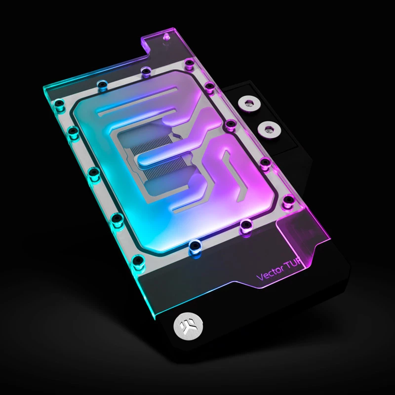 Waterblok EK Water Blocks acryl koper zwart nikkel transparant