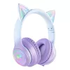 Headset Onikuma B90 gaming-headset blauw/paars