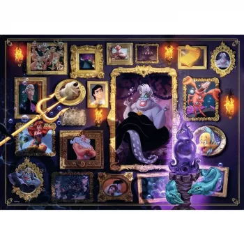 Ravensburger puzzel Villainous Ursula 1000 stukjes, 1000-stukjes-Ravensburger-puzzel