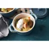 Staub Mini Cocotte rond, 4 st. - 200ml, antiek turquoise