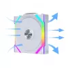 Lian Li UNI FAN SL Wireless 120 G99.12SL1W1W.00 behuizingsventilator, ARGB, PWM, 120 mm, wit