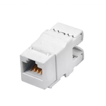 Q-LANTEC MKN-U6-1 kabelverbinder RJ45 UTP categorie 6 ongeafschermd wit