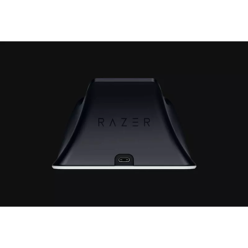 Razer RC21-01900100-R3U1 snellaadstation voor PlayStation 5 DualSense-controllers, USB-C-naar-USB-A-kabel, wit