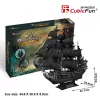 PUZZEL 3D grote set piratenschepen Queen Revenge