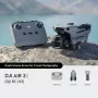 Quadcopter DJI Air 3s RC-N3 — 50-MP-camera, 4K 3840×2160, 4 rotoren, max. 27 m/s, bereik 32.000 m, 4276-mAh-accu, grijs