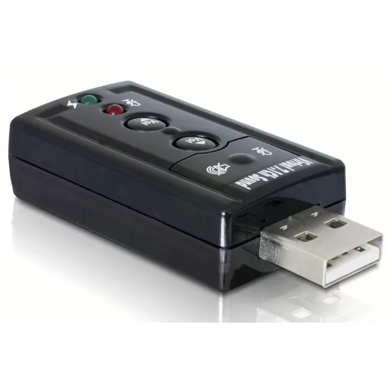 DeLOCK USB Sound Adapter 7.1 - geluidskaart - stereo - USB (61645)