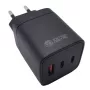 Oplader EXTRA DIGITAL GaN 2x USB Type-C, USB Type-A: 65W, PPS