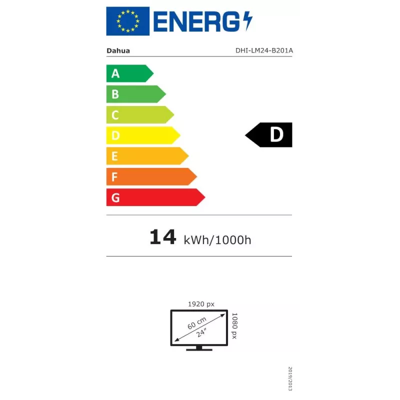 Dahua Technology LM24-B201A computermonitor 60,5 cm (23,8 inch) 1920 x 1080 pixel Full HD LED zwart