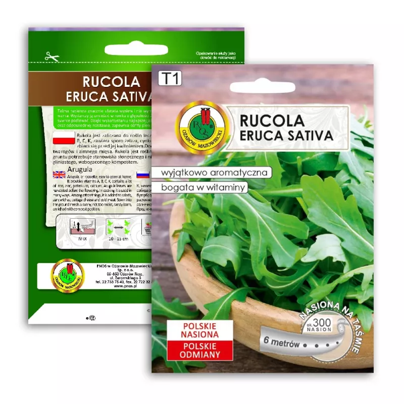 PNOS rucola Eruca sativa zaden op band, 6 m