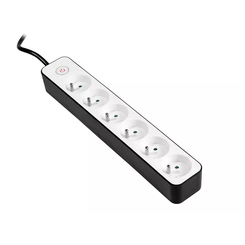 TRACER Stekkerdoos Zebra 1,5 m 6 stopcontacten