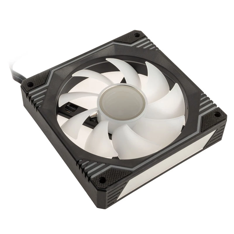 120mm Kolink Umbra X ARGB PWM-ventilator — 1.600 tpm, 24 dB, zwart