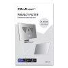 Frameloze beeldscherm-privacyfilter QOLTEC 51055 voor 21,5 inch (16:9) lcd-monitoren, 476,6×268 mm, zwart filter
