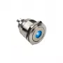 DimasTech vandalismebestendige schakelaar/drukknop 25 mm Silverline Dot RGB PD212