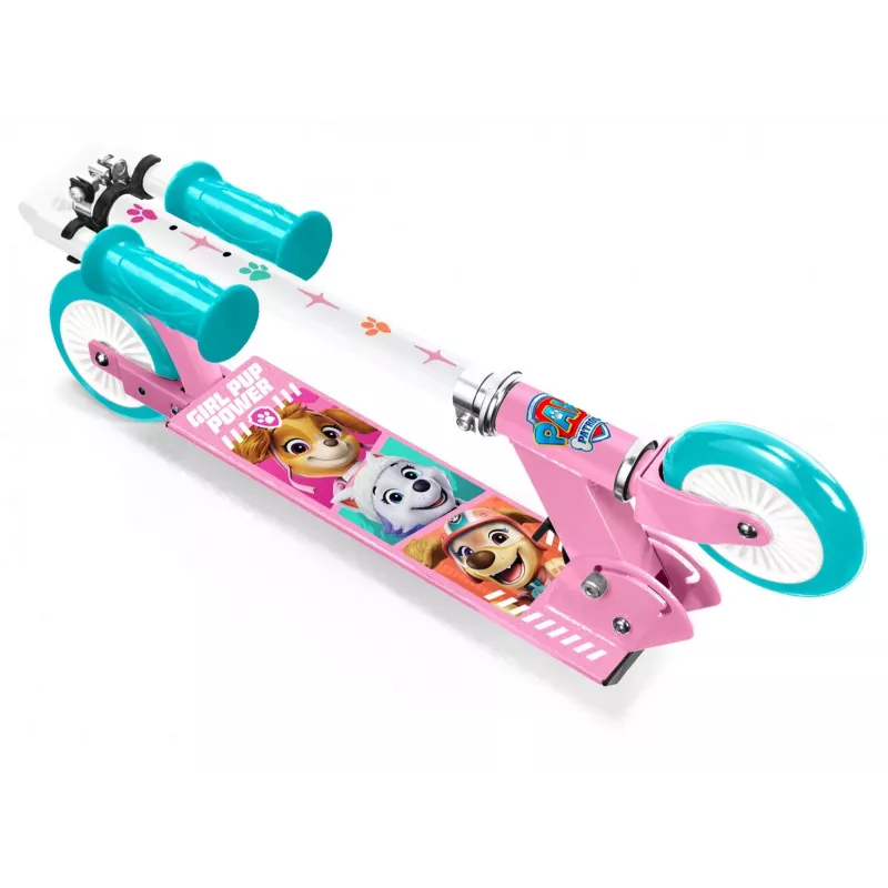 Pulio 2-wiel scooter Paw Patrol roze Stamp