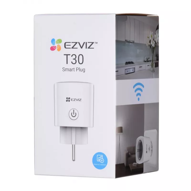 Slimme stekker EZVIZ T30-10B-EU 1600 W Wit