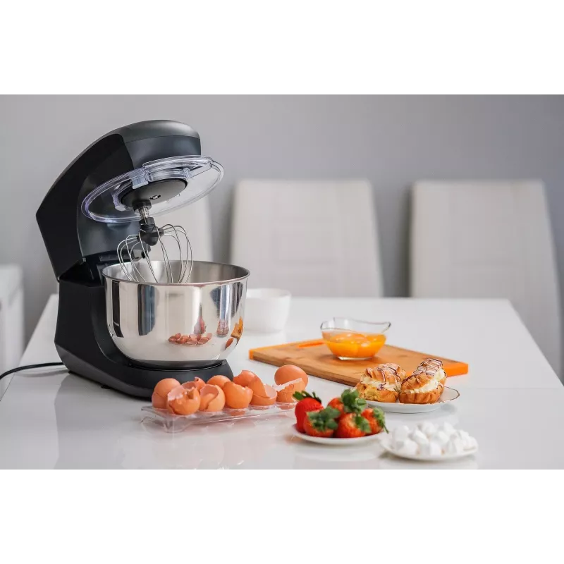 TEESA keukenmachine EASY COOK Single zwart TSA3545-B 1000W 4L