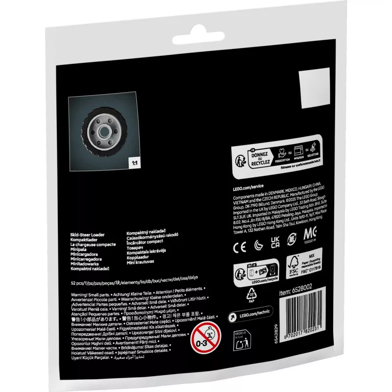 Bouwspeelgoed LEGO Technic compactlader 30710 met beweegbare armen en rupsbanden