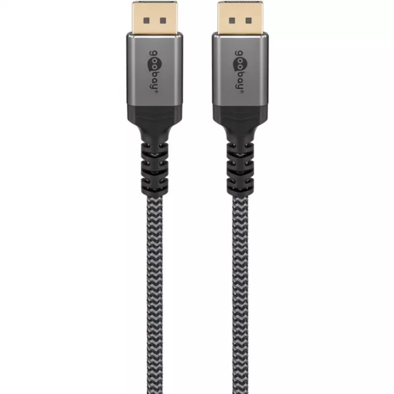 Goobay 65267 DisplayPort-kabel 5 m zwart - zilver (65267)