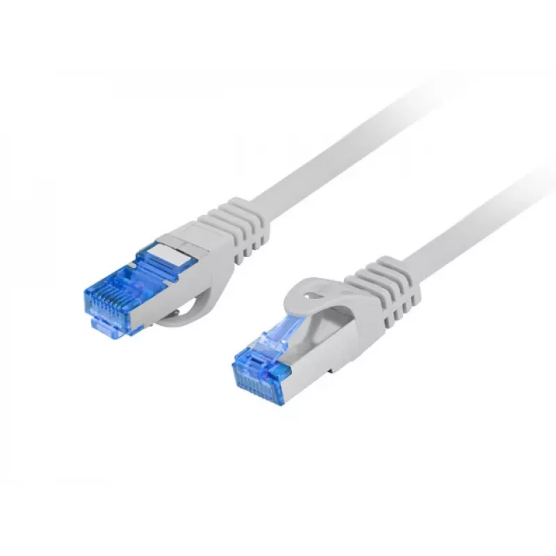 Netwerkkabel LANBERG PCF6A-10CC-1500-S Cat6a S/FTP, 15 m, RJ-45, grijs