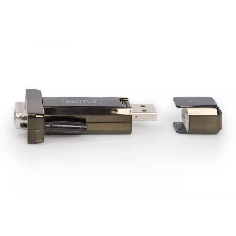 DIGITUS USB 2.0 naar serieel converter DSUB 9M incl. USB-A kabel 80cm FTDI chipset USB 2.0 naar RS232 (FT232RL)