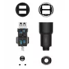 Roidmi 3S autolader met FM-transmitter, Bluetooth, zwart