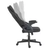 Deltaco DC130 gamingstoel soft woven mesh zwart (GAM-180)