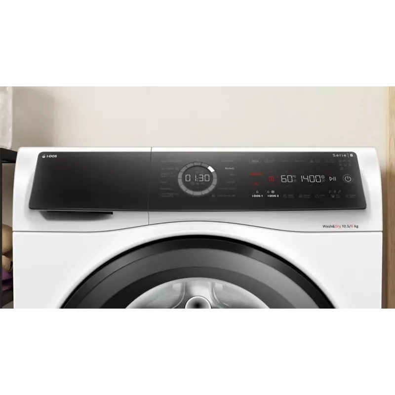 Bosch WNC254A0SN was-droogcombinatie 10,5 kg / 6 kg 1400 t/min