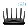 Cudy LT18 draadloze router Gigabit Ethernet dual-band (2,4 GHz / 5 GHz) 4G zwart