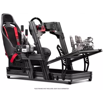 Next Level Racing – F-GT Elite Formula & GT aluminium-profiel-simulatorcockpit – zij- en frontmontage-uitvoering (396039)