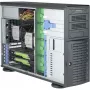Super Micro Supermicro SC743 AC-1K26B-SQ - tower - 4U - uitgebreid ATX - SAS - hot-swap 1200 watt - zwart - USB (CSE-743AC-1K26B-SQ)