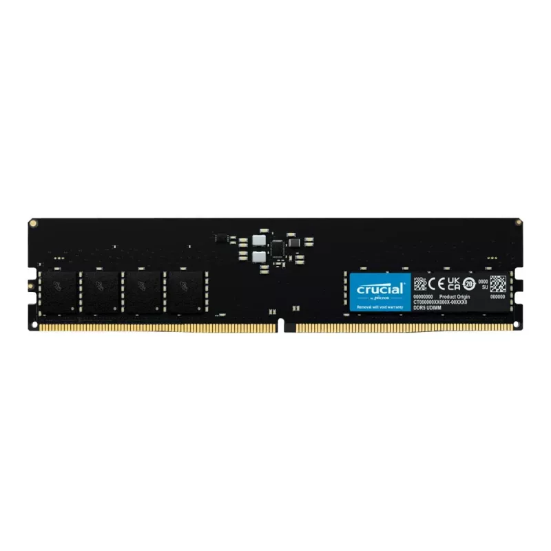 Crucial CT16G56C46U5 U-DIMM, 16GB, DDR5, 5600 Mhz, CL46, zwart