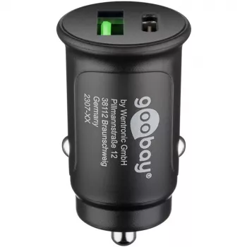 Goobay 59521 mobiele oplader universeel zwart sigarettenaansteker snelopladen auto