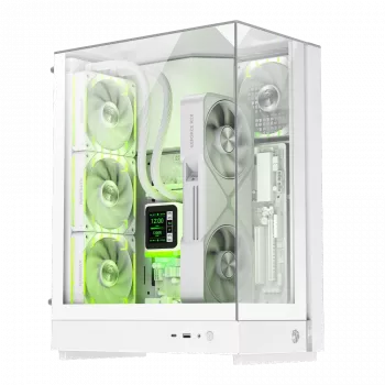 Gamemax behuizing | T20 WH | wit | M-ATX | voeding niet inbegrepen