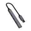 Savio AK-70 USB-A-hub, 4-in-1: 3 x USB-A 2.0 + 1 x USB-A 3.1 Gen 1, 5 Gbps