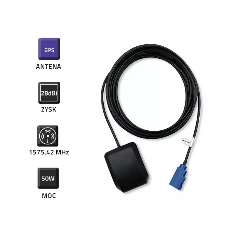Outdoor GPS-antenne QOLTEC 57038 28 dBi — externe hoogversterkingsantenne voor GPS-ontvangst