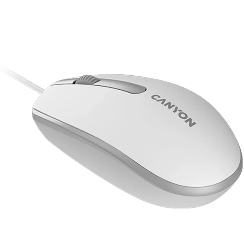 CANYON Muis M-10 Kabel wit grijs