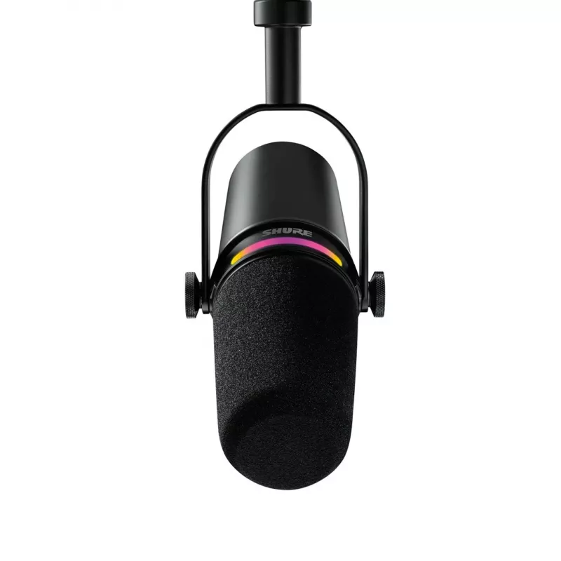 Shure MV7+-K - spraak- en zangmicrofoon met XLR/USB-C-aansluiting, zwart