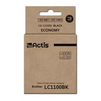 Actis KB-1100Bk inkt (vervangt Brother LC1100BK/980BK; standaard; 28 ml; zwart)