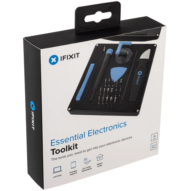 iFixit Essential Electronics Toolkit - gereedschapsset voor smartphone- en elektronica-reparatie