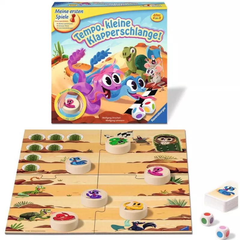 Tempo, kleine ratelslang, bordspel