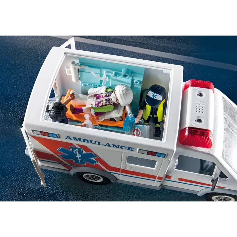 Speelgoedambulance PLAYMOBIL 71232 — meerkleurig, voor 4–10 jaar, AAA-batterij