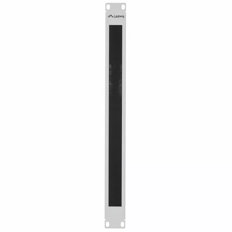 Borstelpaneel LANBERG AK-1101-S 1U 19 inch 482,6×44,2×8,5 mm grijs