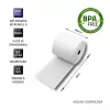 Qoltec 51892 thermorol 80 x 80 | 55 g/m² | 10 stuks | BPA-vrij