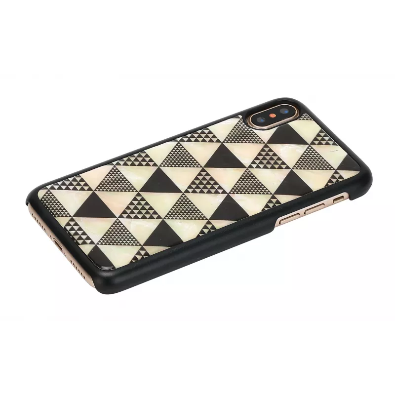 iKins Pyramid hoesje voor iPhone XS/X, zwart, K1623J