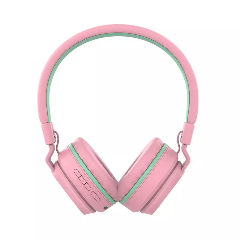 Hoofdtelefoon Tellur Buddy Bluetooth over-ear roze