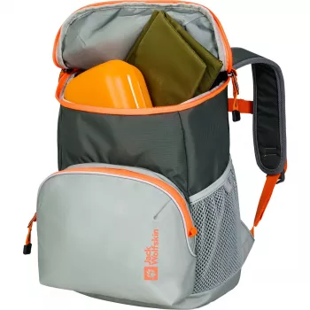 Jack Wolfskin Erlebnis Pack rugzak - groen/oranje, 11 l