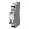 Siemens RCBO, 10A nominale stroom, 1P+N polen, 30mA aanspreekgevoeligheid, type A, SENTRON-serie