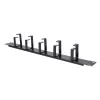 Kabelmanagement-paneel Extralink 6001 — stalen behuizing, zwart