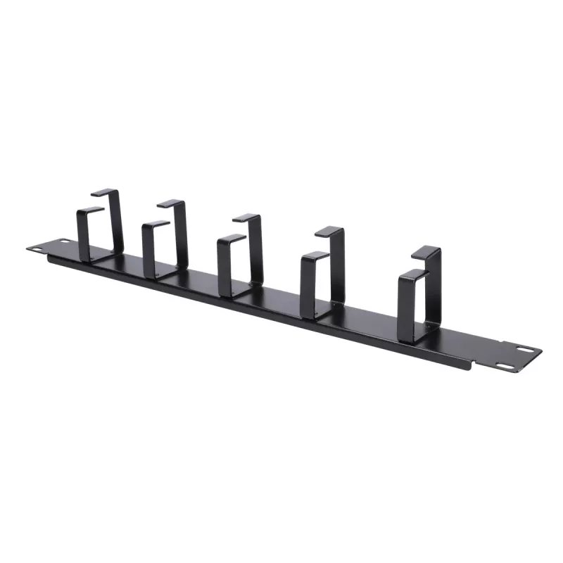 Kabelmanagement-paneel Extralink 6001 — stalen behuizing, zwart